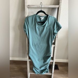 NINE WEST dress with runched sides.